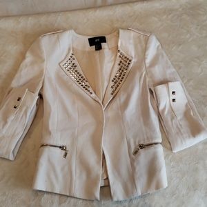 Sassy white blazer